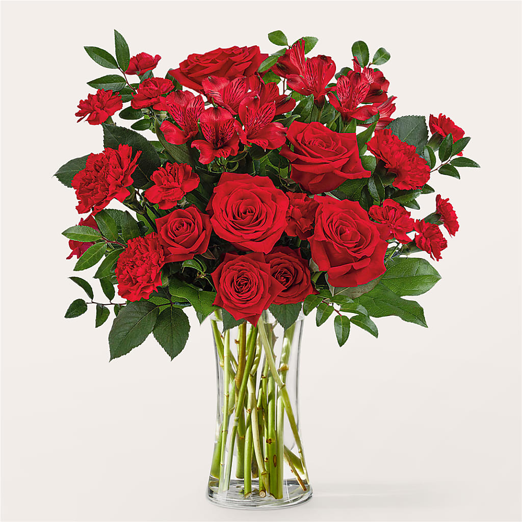 Brilliant Ruby Bouquet – MAISON DES FLEUR BLOSSOME, Lachine PQ