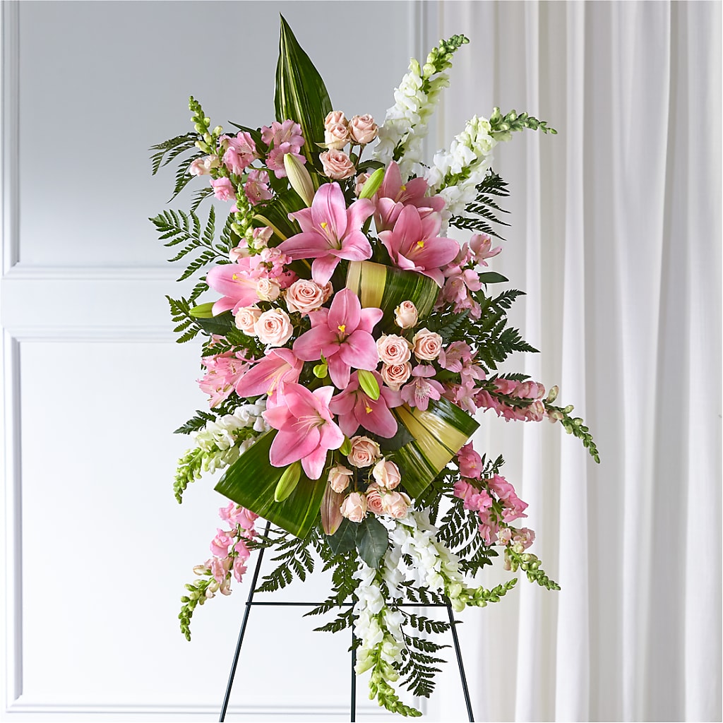 Elegant Embrace Standing Spray – MAISON DES FLEUR BLOSSOME, Laval PQ