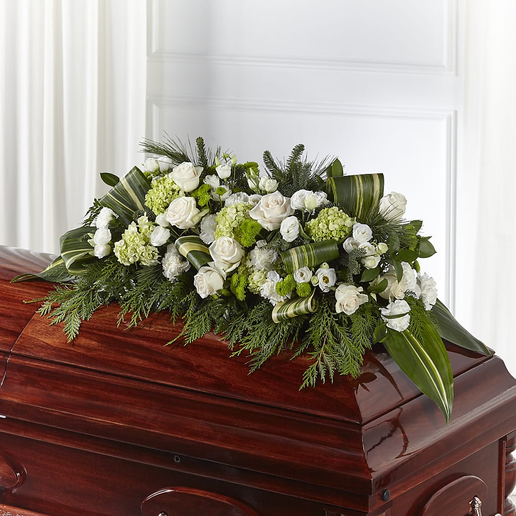 Hopeful Gesture Casket Spray – MAISON DES FLEUR BLOSSOME, Laval PQ