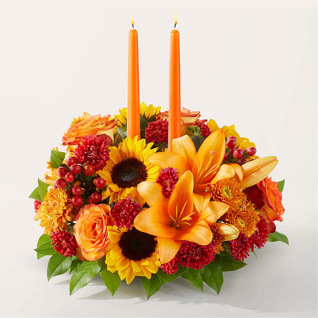 Grateful Centerpiece – Maison Des Fleur Blossome, Laval PQ