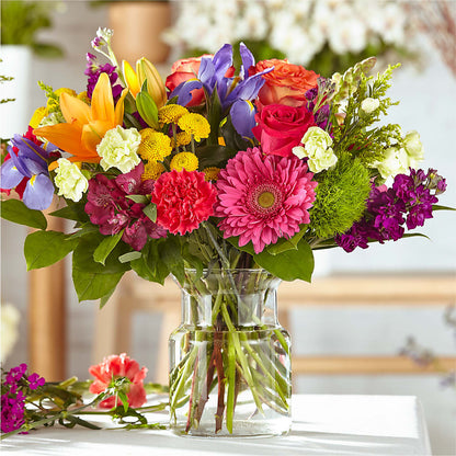Bold & Bright – A Florist Original –  Maison Des Fleur Blossome, Laval PQ