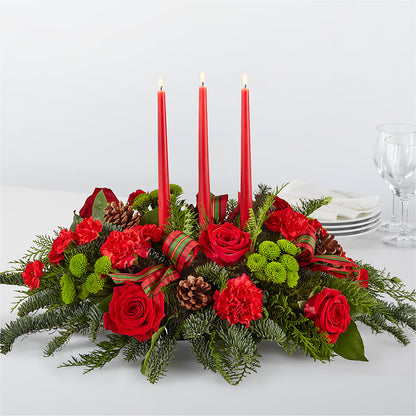By the Candlelight Centerpiece – MAISON DES FLEUR BLOSSOME, Laval PQ