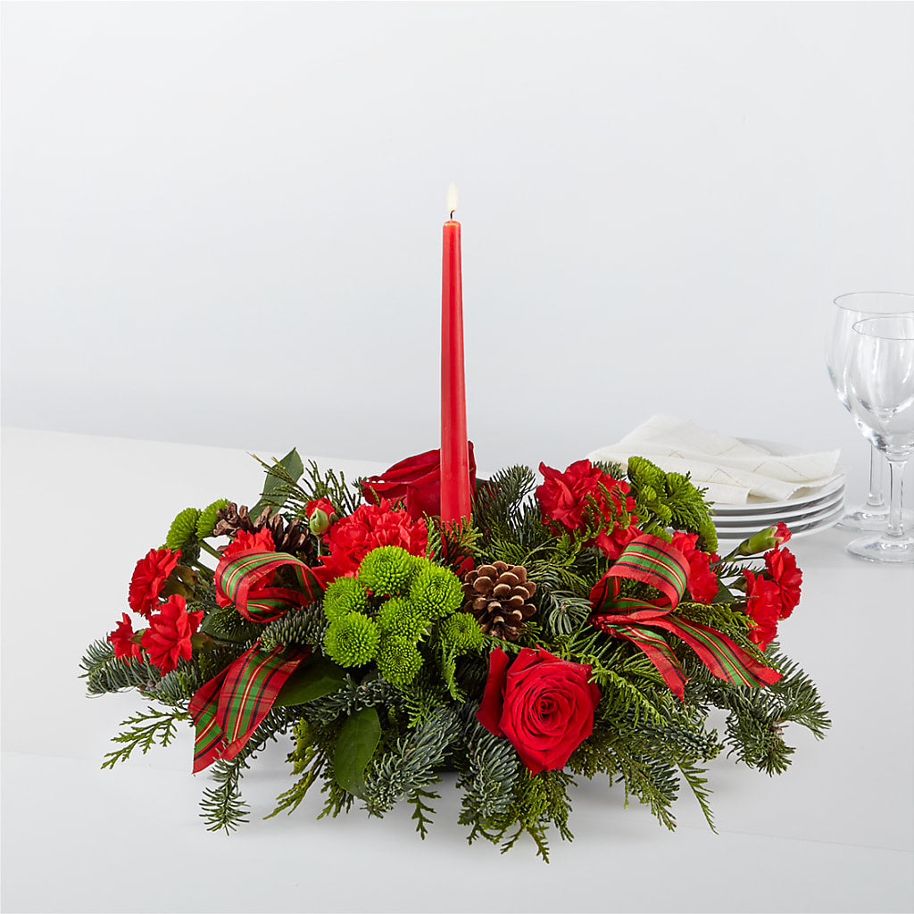 By the Candlelight Centerpiece – MAISON DES FLEUR BLOSSOME, Laval PQ