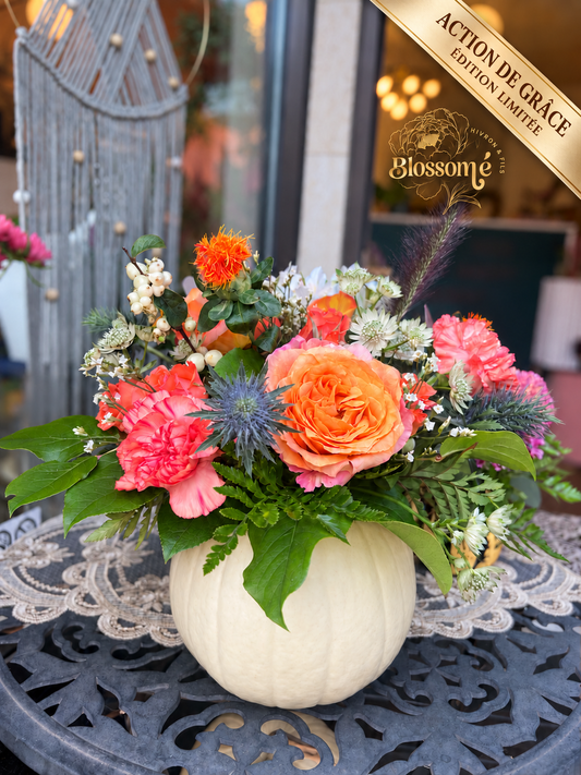Citrouille fleurie | BlossoMé –  Maison Des Fleurs Blossome Inc, Lachine PQ