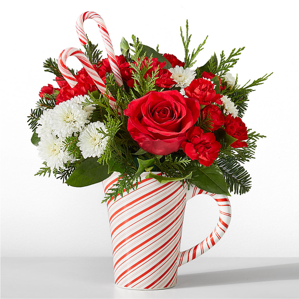 Peppermint Swirl Mug – MAISON DES FLEUR BLOSSOME, Laval PQ