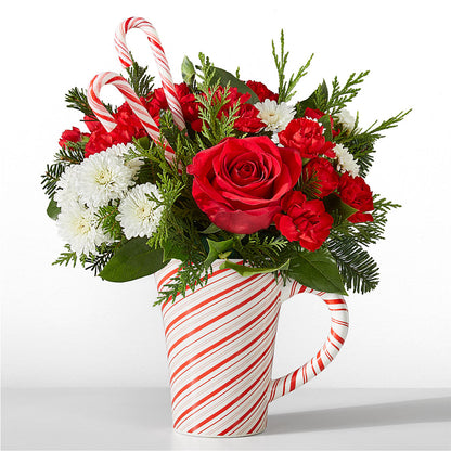 Peppermint Swirl Mug – MAISON DES FLEUR BLOSSOME, Laval PQ