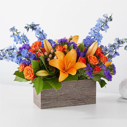 Radiant Citrus Box Bouquet – MAISON DES FLEUR BLOSSOME, Laval PQ