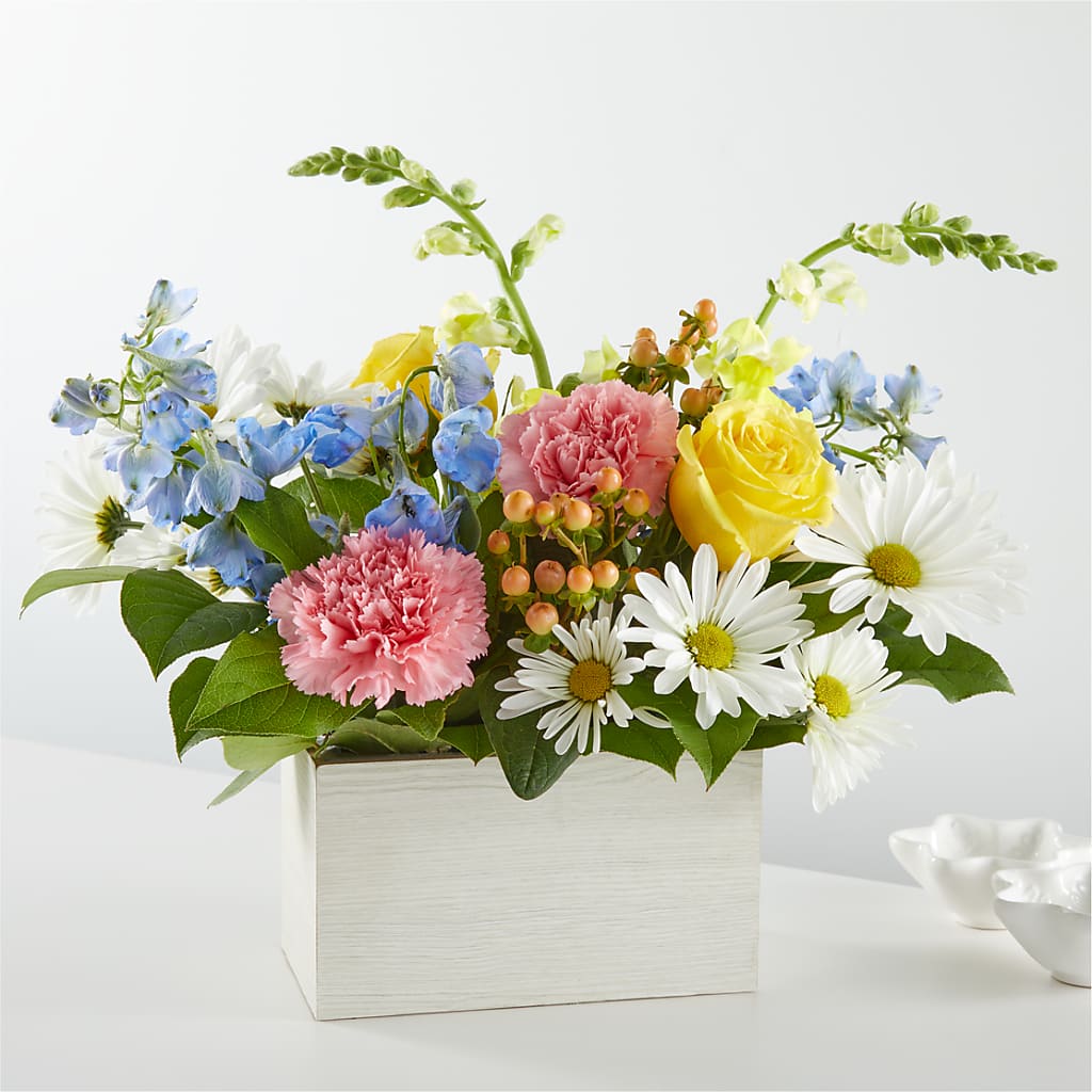 Sun Salutation Box Bouquet – MAISON DES FLEUR BLOSSOME, Laval PQ