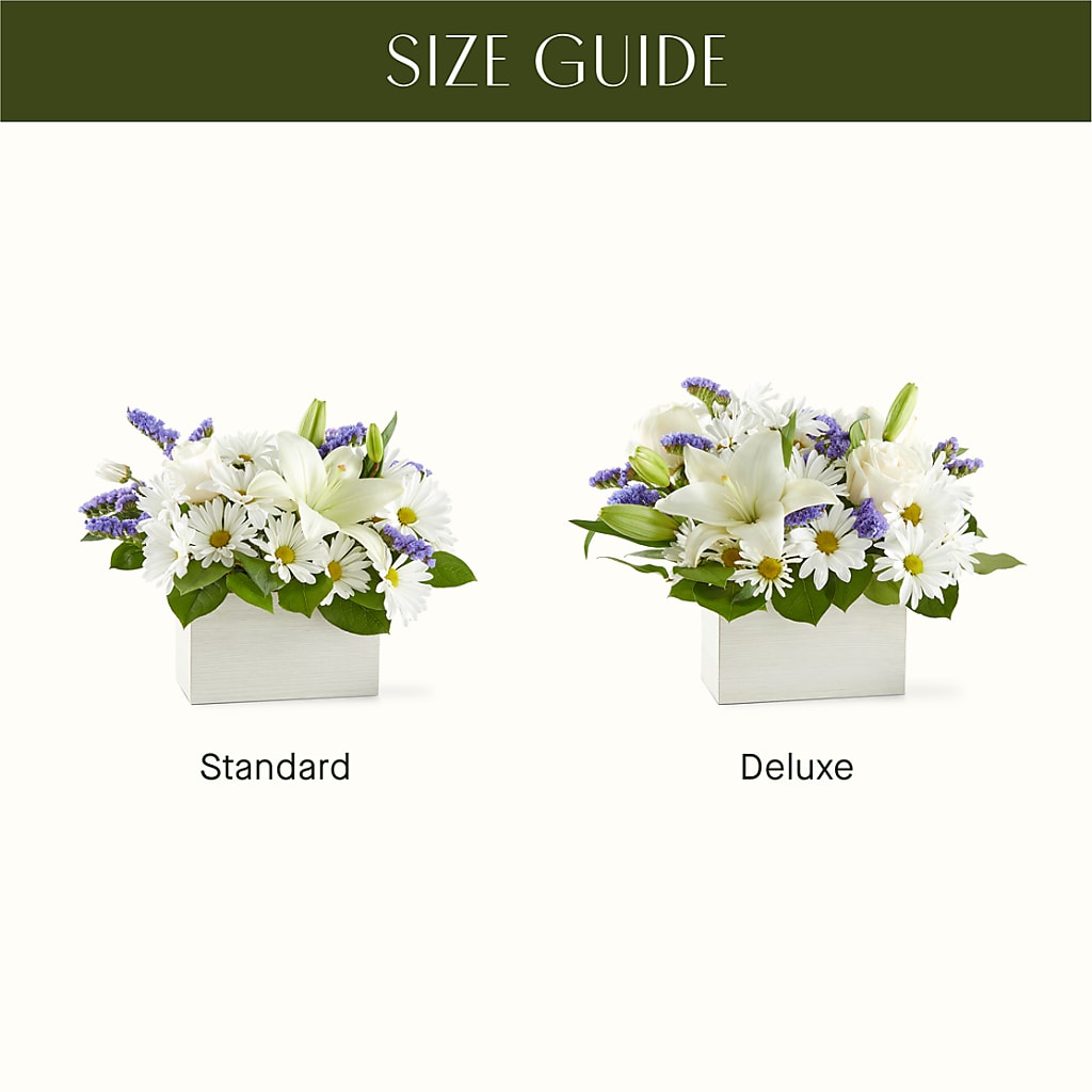 Beyond Blue Box Bouquet –  Maison Des Fleurs Blossome Inc, Lachine PQ