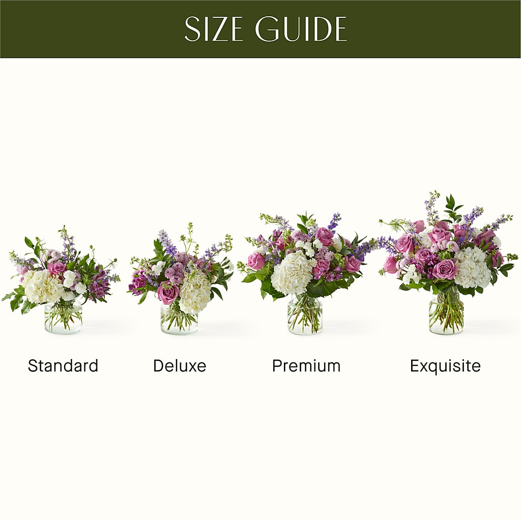 Violet Caress Bouquet –  Maison Des Fleurs Blossome Inc, Lachine PQ