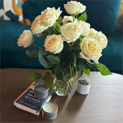 Long Stem Yellow Rose Bouquet –  Maison Des Fleurs Blossome Inc, Lachine PQ