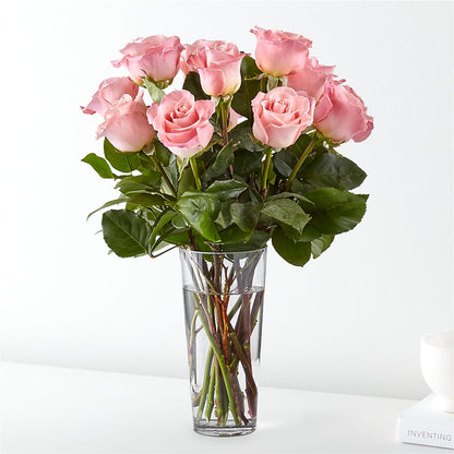 Long Stem Pink Rose Bouquet –  Maison Des Fleurs Blossome Inc, Lachine PQ