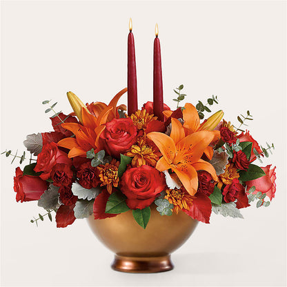 Fruits of Fall Centerpiece –  Maison Des Fleurs Blossome Inc, Lachine PQ