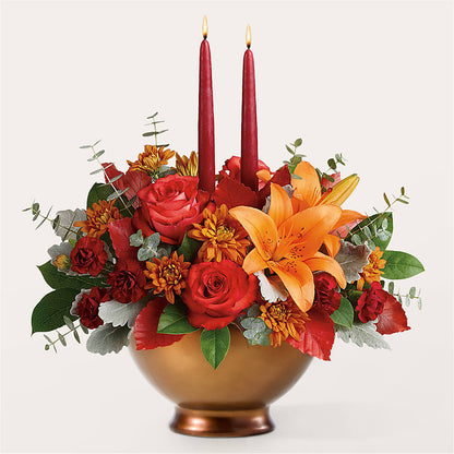 Fruits of Fall Centerpiece –  Maison Des Fleurs Blossome Inc, Lachine PQ