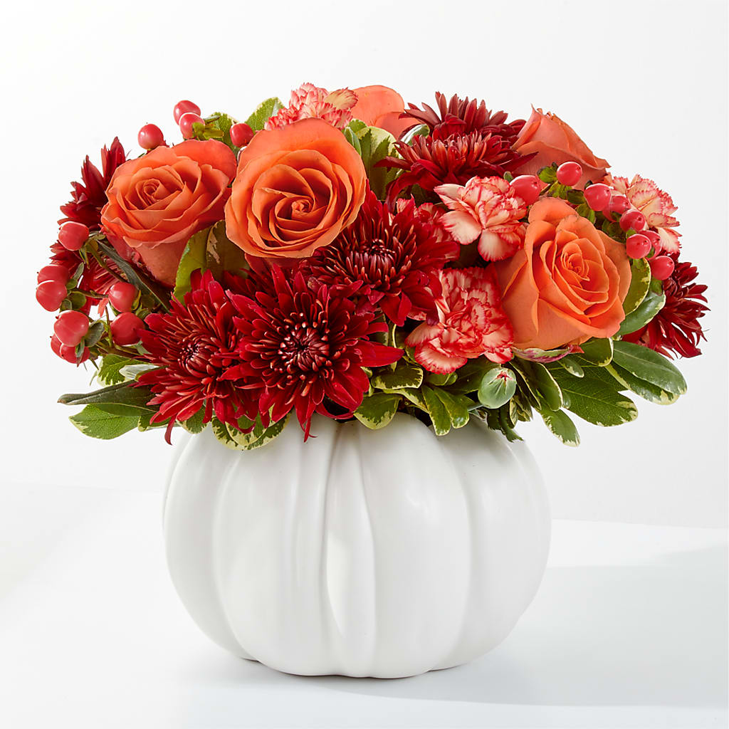 Autumn Air Pumpkin Bouquet – MAISON DES FLEUR BLOSSOME, Laval PQ