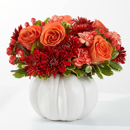 Autumn Air Pumpkin Bouquet – MAISON DES FLEUR BLOSSOME, Laval PQ