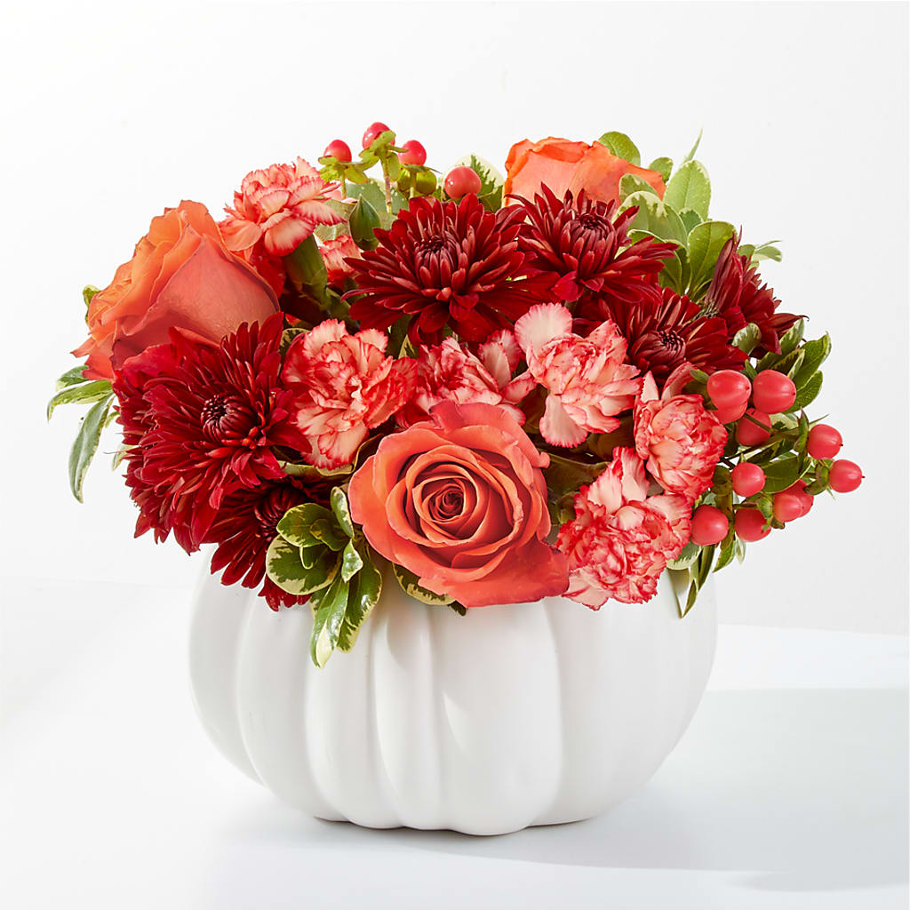 Autumn Air Pumpkin Bouquet – MAISON DES FLEUR BLOSSOME, Laval PQ