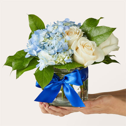Sky Blue Delight Bouquet –  Maison Des Fleurs Blossome Inc, Lachine PQ