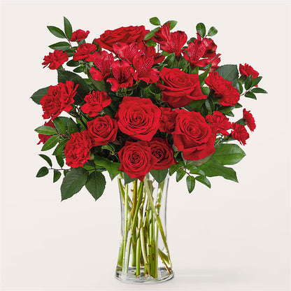Brilliant Ruby Bouquet – MAISON DES FLEUR BLOSSOME, Lachine PQ