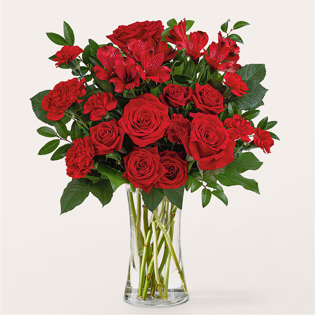 Brilliant Ruby Bouquet – MAISON DES FLEUR BLOSSOME, Lachine PQ