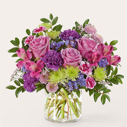 Glass Half Full Bouquet –  Maison Des Fleurs Blossome Inc, Lachine PQ