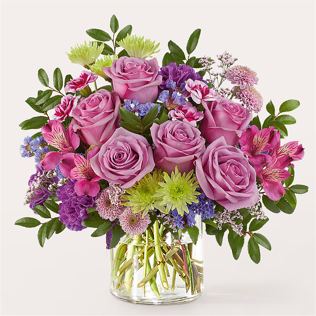 Glass Half Full Bouquet –  Maison Des Fleurs Blossome Inc, Lachine PQ