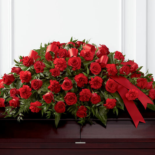 Tribute of Life Casket Spray –  Maison Des Fleur Blossome, Laval PQ