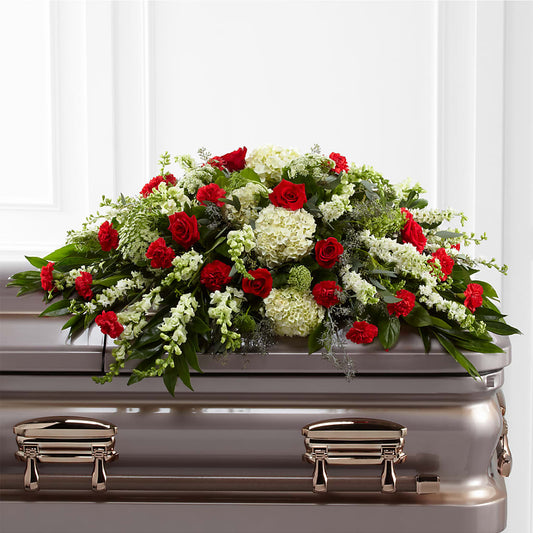 Sincerity Casket Spray –  Maison Des Fleur Blossome, Laval PQ