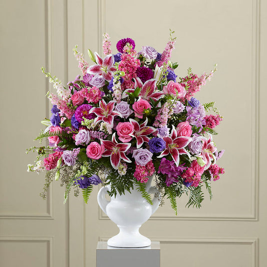 Peaceful Tribute Arrangement –  Maison Des Fleur Blossome, Laval PQ