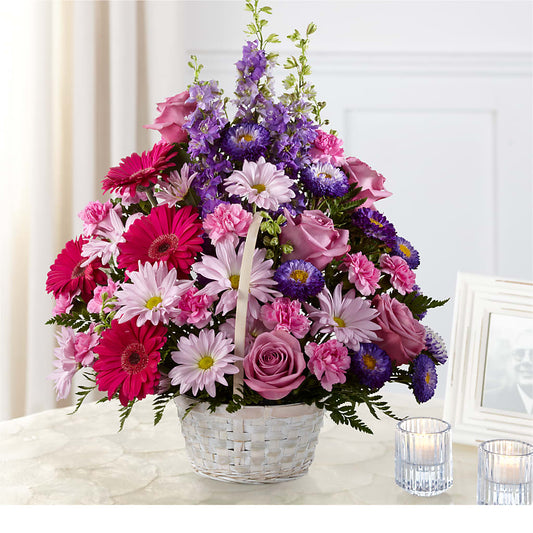 Pastel Peace Basket –  Maison Des Fleur Blossome, Laval PQ