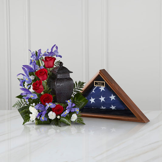Patriotic Tribute Arrangement –  Maison Des Fleur Blossome, Laval PQ