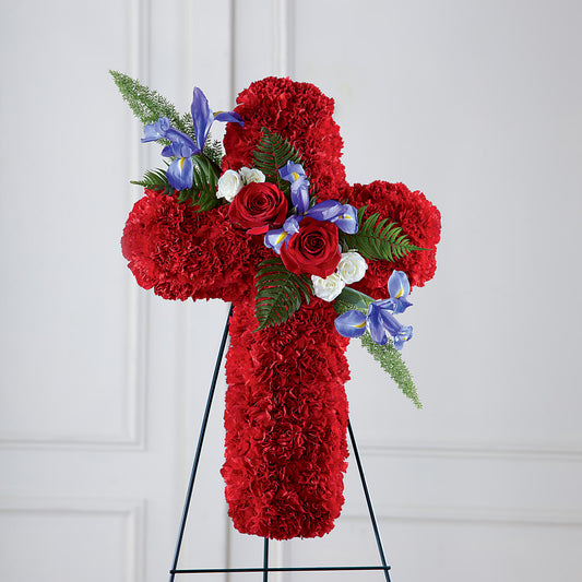 Faithful Hero Floral Cross –  Maison Des Fleur Blossome, Laval PQ