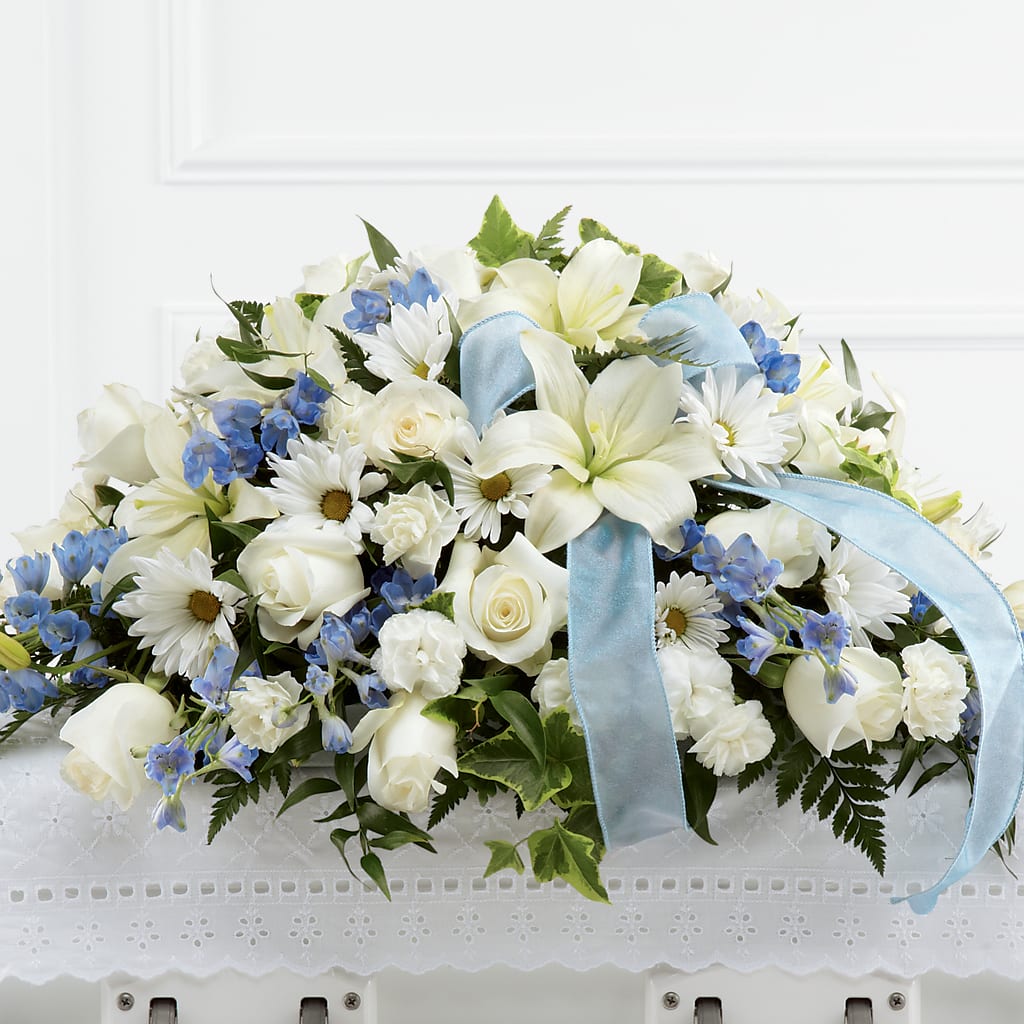 Tender Treasure Casket Spray – MAISON DES FLEUR BLOSSOME, Laval PQ