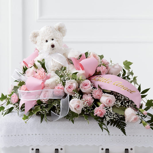 Touch of Sympathy Casket Spray –  Maison Des Fleur Blossome, Laval PQ