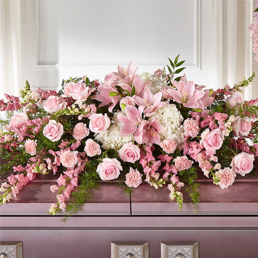 Life & Remembrance Casket Spray –  Maison Des Fleur Blossome, Laval PQ