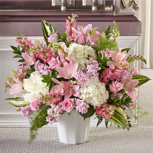 Simply Serene Floor Basket –  Maison Des Fleur Blossome, Laval PQ