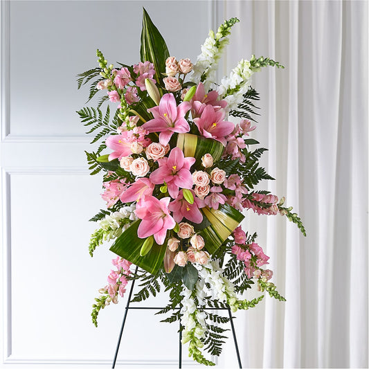 Elegant Embrace Standing Spray –  Maison Des Fleur Blossome, Laval PQ