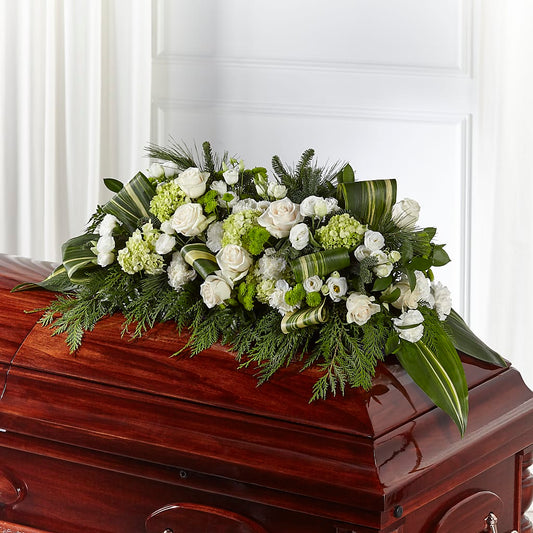 Hopeful Gesture Casket Spray –  Maison Des Fleur Blossome, Laval PQ