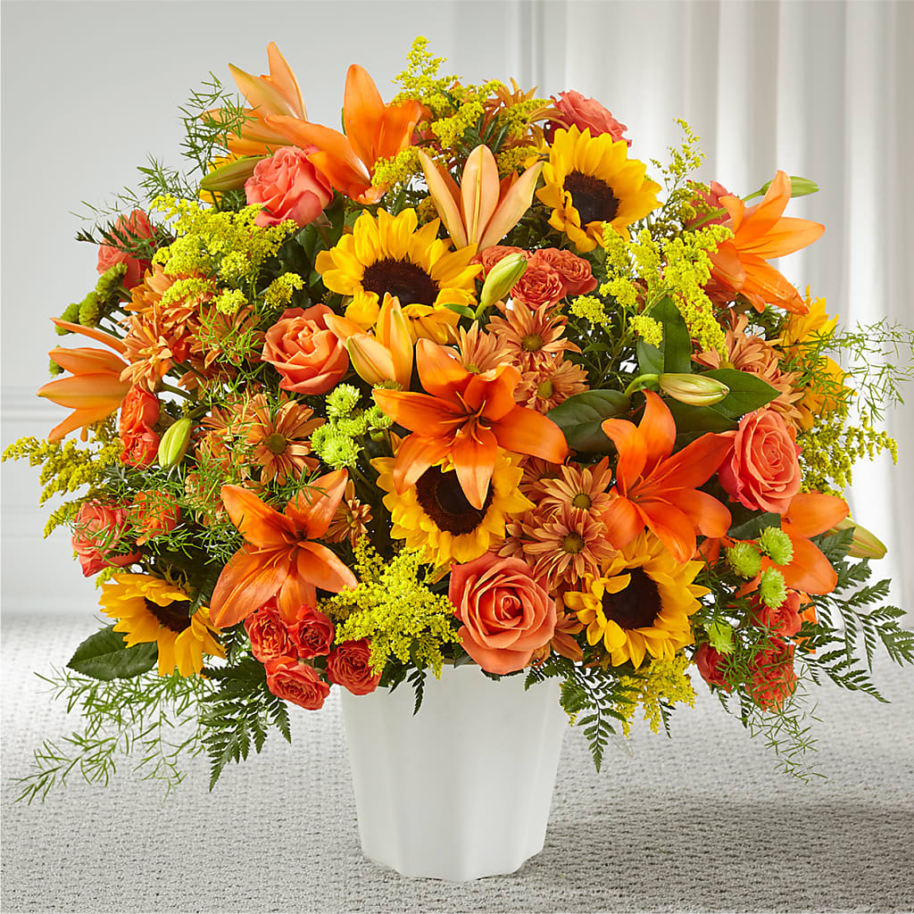 Harvest Thoughts Floor Basket –  Maison Des Fleur Blossome, Laval PQ