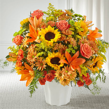 Harvest Thoughts Floor Basket –  Maison Des Fleur Blossome, Laval PQ