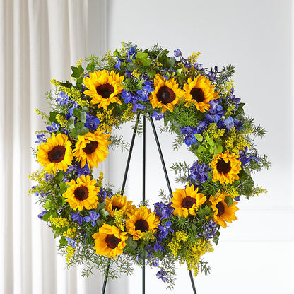 Bright Rays Wreath – MAISON DES FLEUR BLOSSOME, Laval PQ