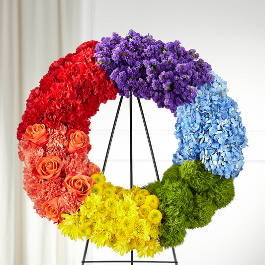 Circle of Love Wreath –  Maison Des Fleur Blossome, Laval PQ