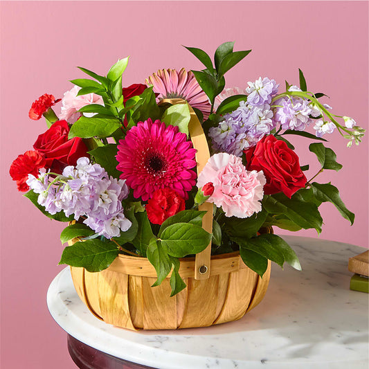 Pink Picnic Basket –  Maison Des Fleur Blossome, Laval PQ