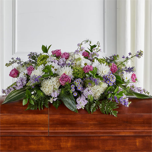 Meadows of Serenity Casket Spray –  Maison Des Fleur Blossome, Laval PQ