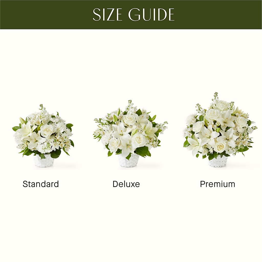 Peaceful Reflections Arrangement –  Maison Des Fleurs Blossome Inc, Lachine PQ