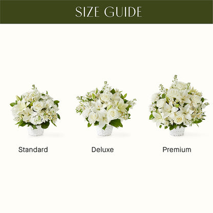 Peaceful Reflections Arrangement –  Maison Des Fleurs Blossome Inc, Lachine PQ