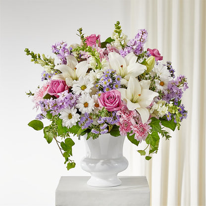 Remarkable Life Urn Arrangement –  Maison Des Fleur Blossome, Laval PQ