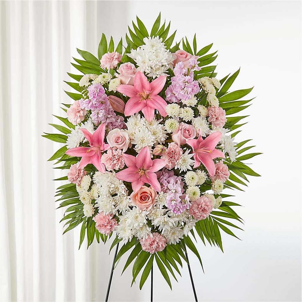Offering Solace Standing Spray – MAISON DES FLEUR BLOSSOME, Laval PQ