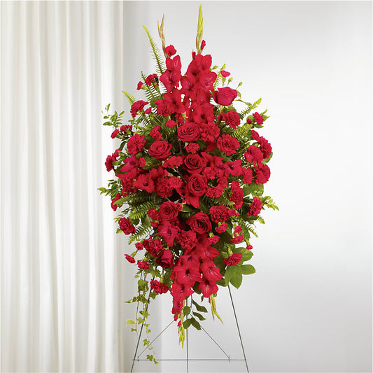 From the Heart Standing Spray –  Maison Des Fleur Blossome, Laval PQ