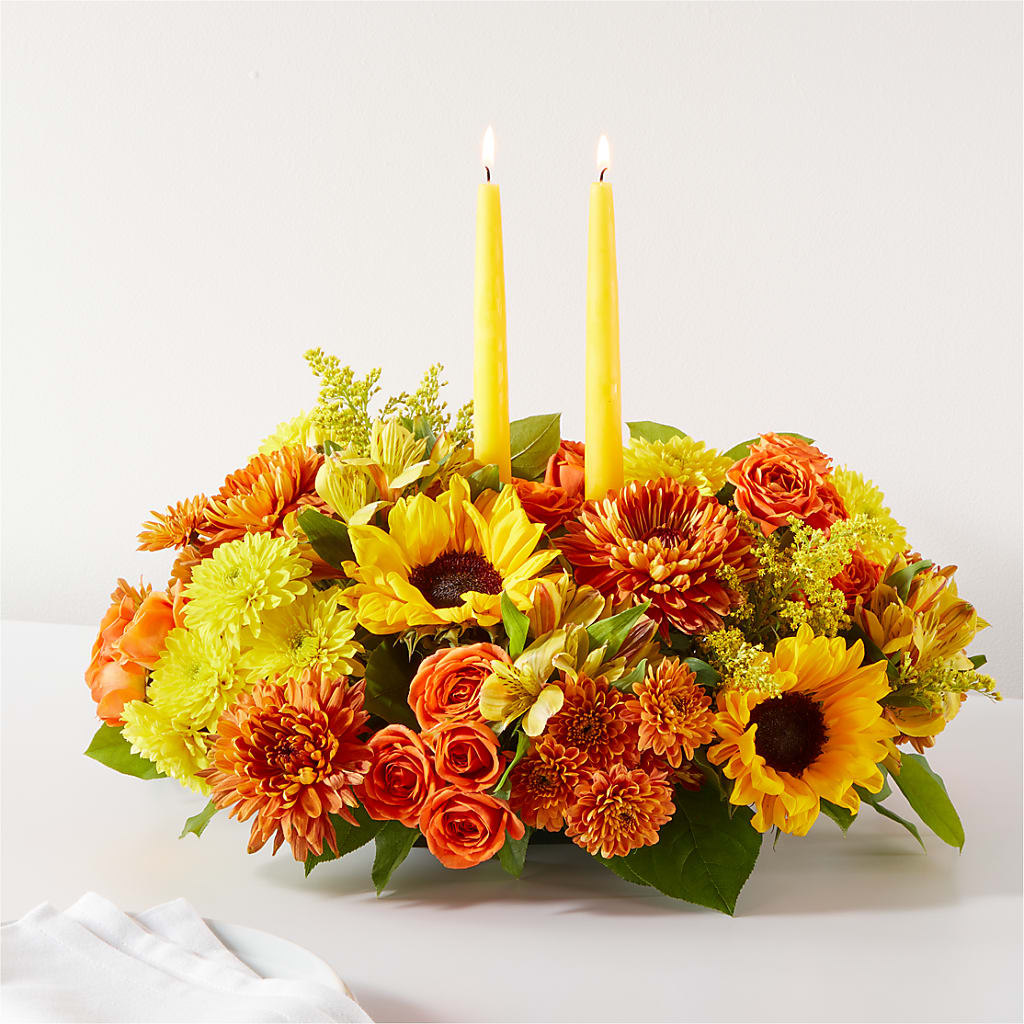 Autumn Harmony Centerpiece –  Maison Des Fleur Blossome, Laval PQ